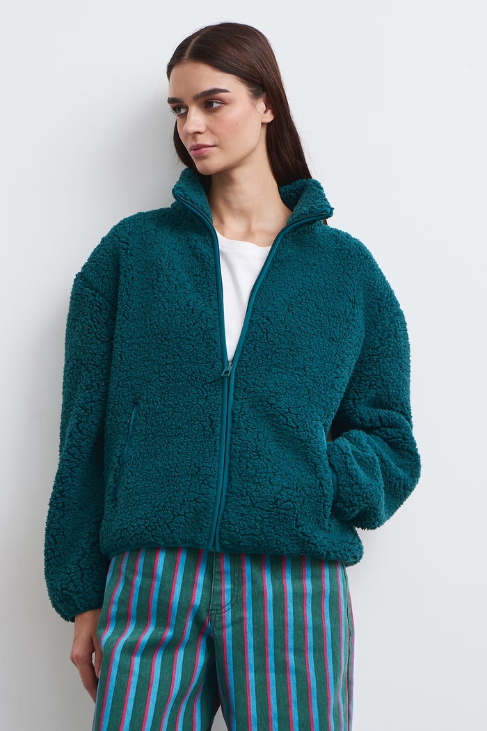 Medicine Bluza rozpinana damska polarowa RW26-BLD601 turkusowy RW26