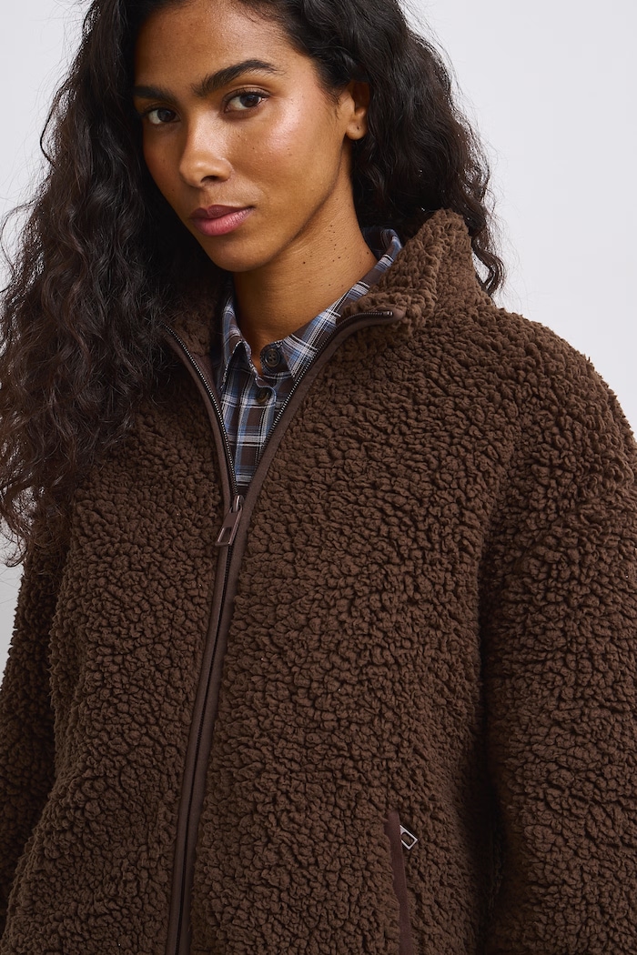 Bluza rozpinana damska polarowa Medicine brązowy RW26-BLD601
