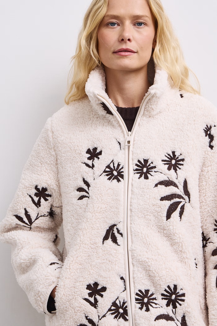 Bluza rozpinana damska polarowa Medicine RW26-BLD602 beżowy