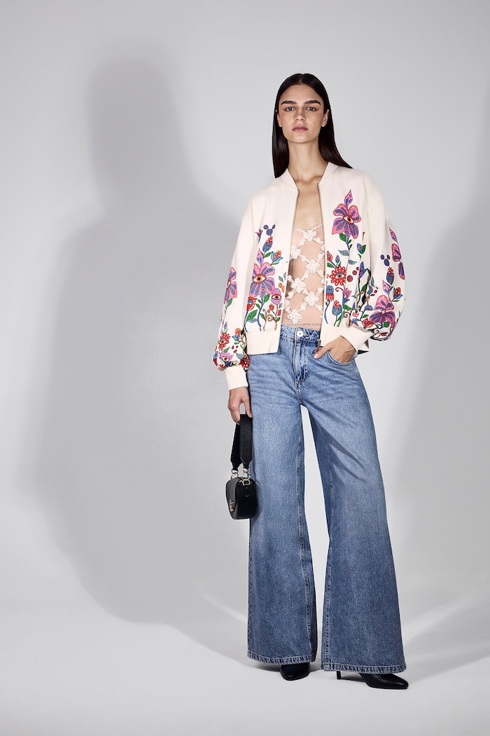 Medicine Bluza rozpinana damska beżowy RW26-BLD652
