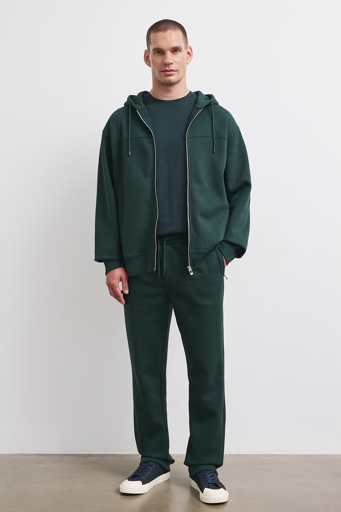 Bluza rozpinana z kapturem męska z bawełną Medicine turkusowy RW26-BLM071