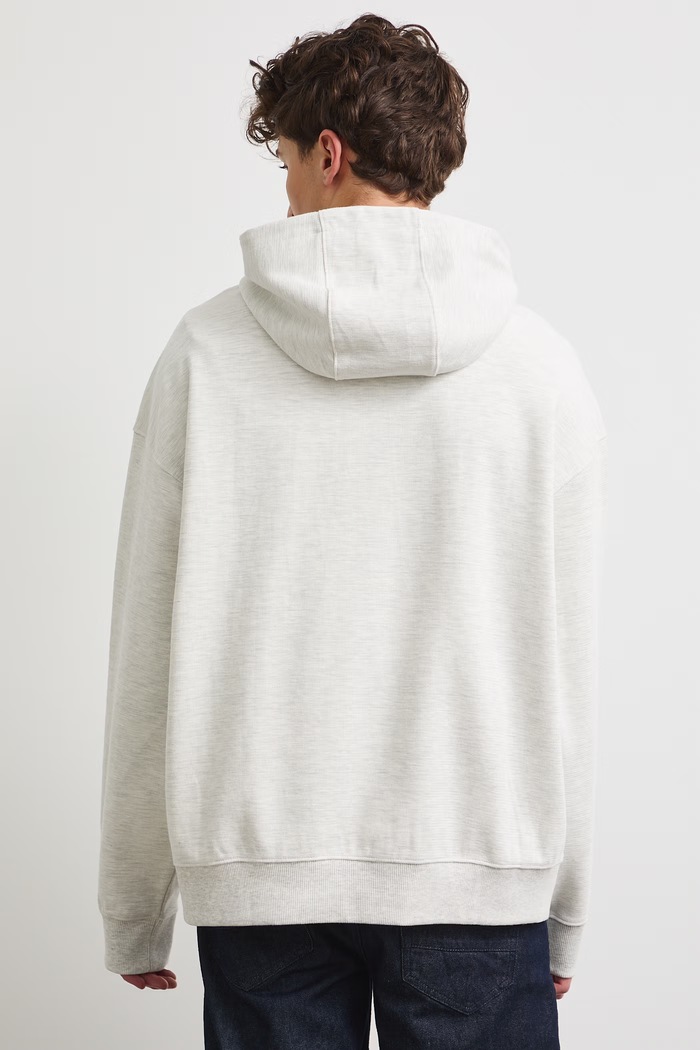 Bluza z kapturem męska z bawełną Medicine RW26-BLM350 szary