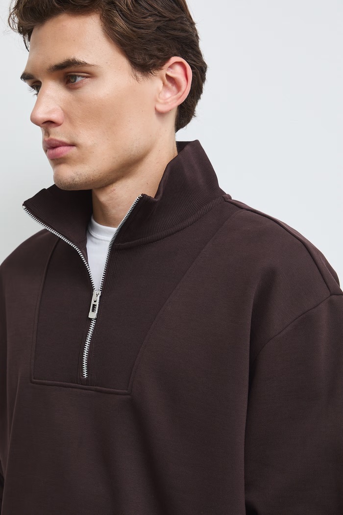 Bluza męska z bawełną Medicine RW26-BLM500 brązowy