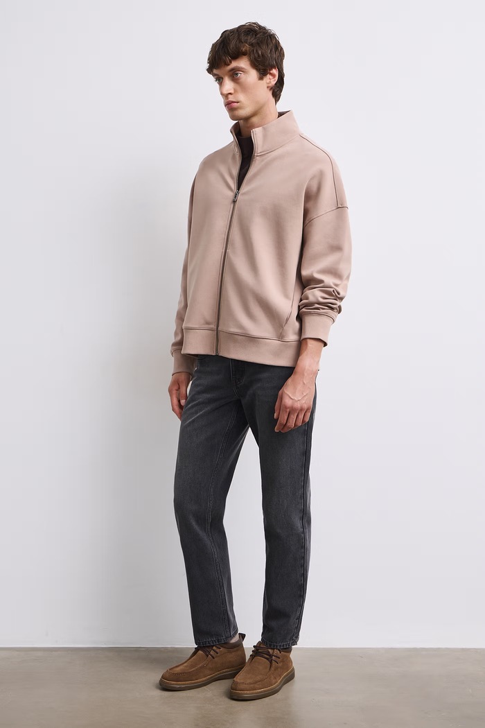 Medicine Bluza męska z bawełną RW26-BLM602 beżowy RW26