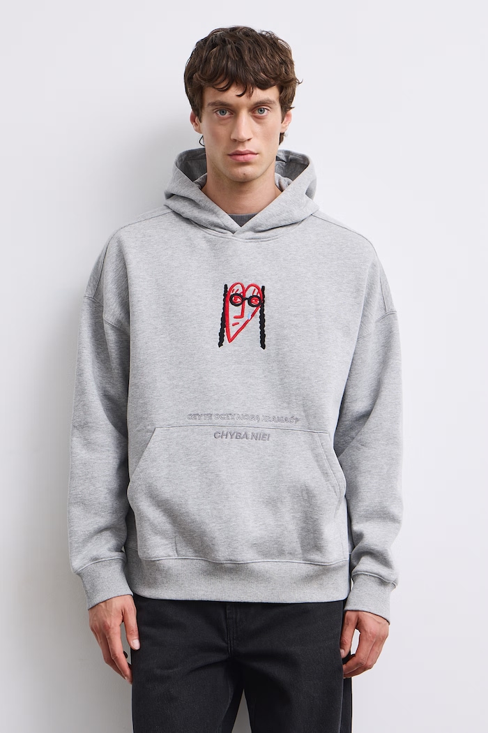 Medicine Bluza z kapturem męska RW26-BLM651 szary RW26