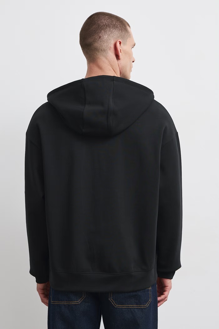 Bluza z kapturem męska z bawełną Medicine RW26-BLM701 czarny