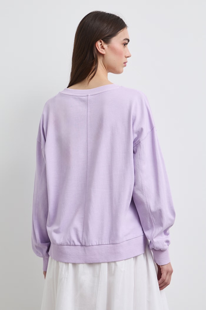 Odzież Medicine longsleeve damski bawełniany RW26-BUD010 fioletowy
