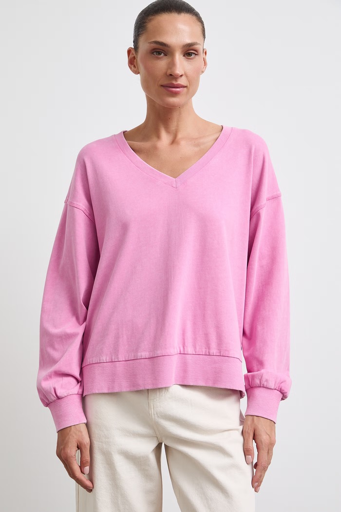 Medicine longsleeve damski bawełniany różowy RW26-BUD010