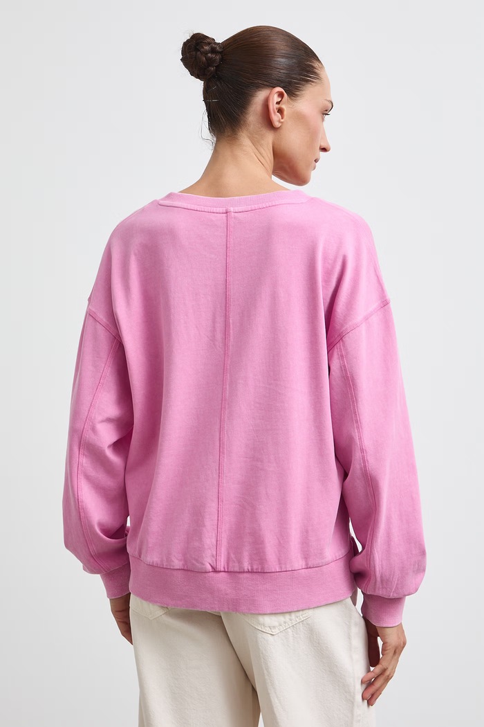 Odzież Medicine longsleeve damski bawełniany RW26-BUD010 różowy