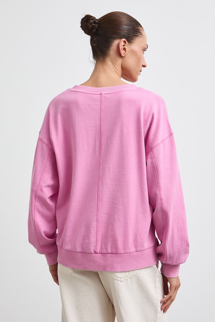 Odzież Medicine longsleeve damski bawełniany RW26-BUD010 różowy