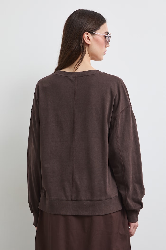 Odzież Medicine longsleeve damski bawełniany RW26-BUD010 brązowy