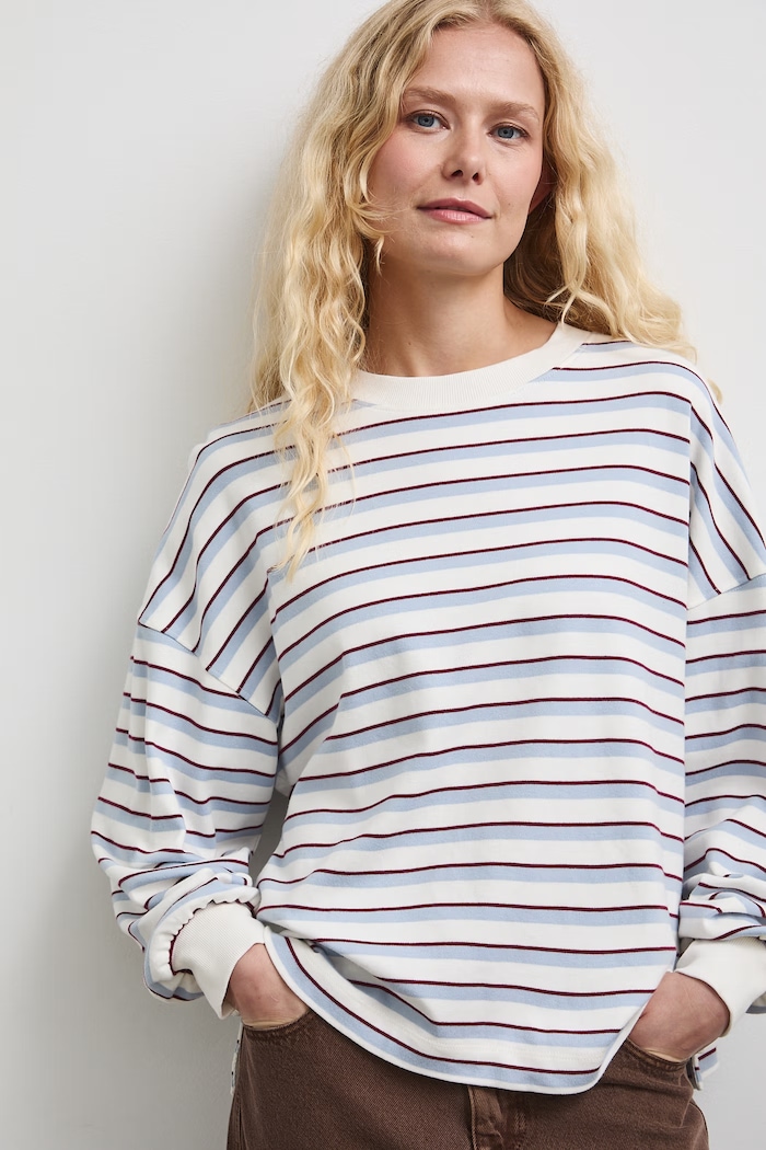 Medicine longsleeve damski bawełniany niebieski RW26-BUD013