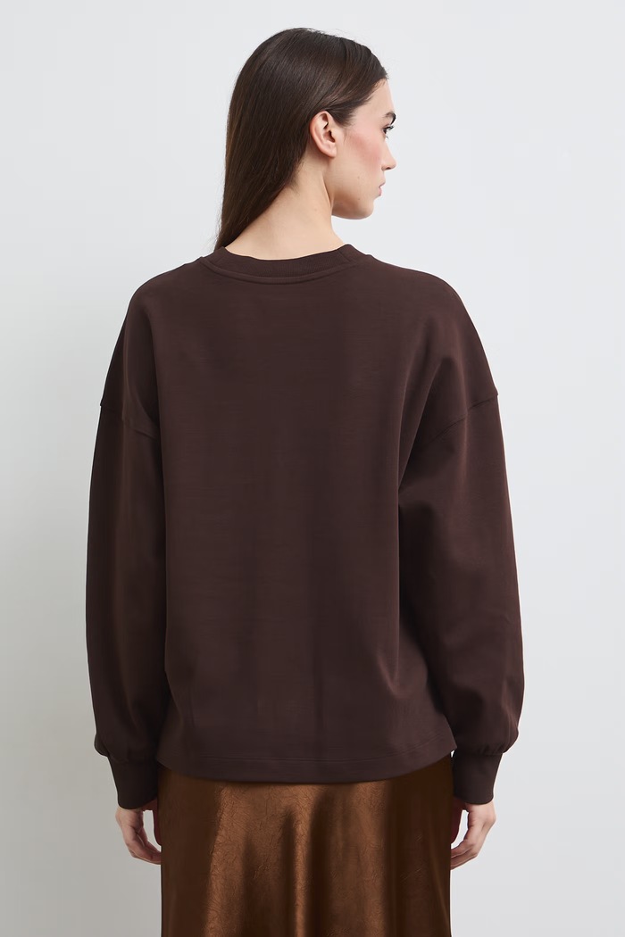 Odzież Medicine longsleeve damski bawełniany RW26-BUD013 brązowy