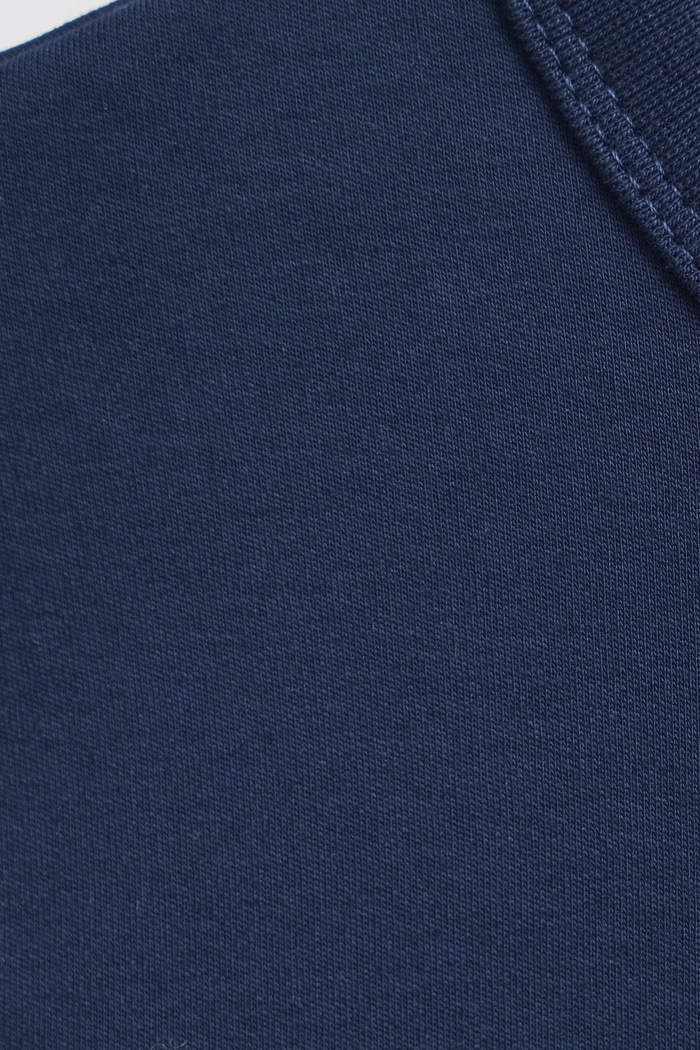 Longsleeve damski bawełniany z elastanem interlock RW26-BUD052 granatowy