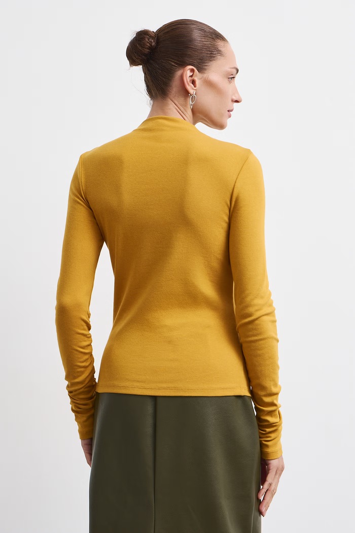 Longsleeve damski Medicine RW26-BUD070 żółty