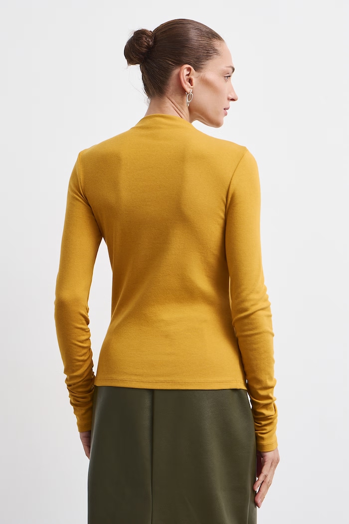 Longsleeve damski Medicine RW26-BUD070 żółty