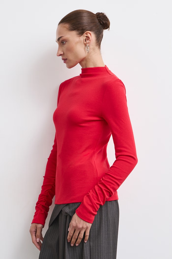 Odzież Medicine Longsleeve damski RW26-BUD070 czerwony