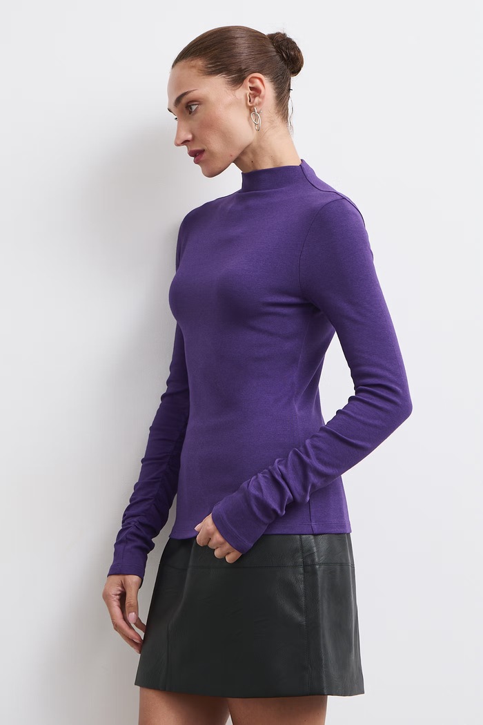 Odzież Medicine Longsleeve damski RW26-BUD070 fioletowy