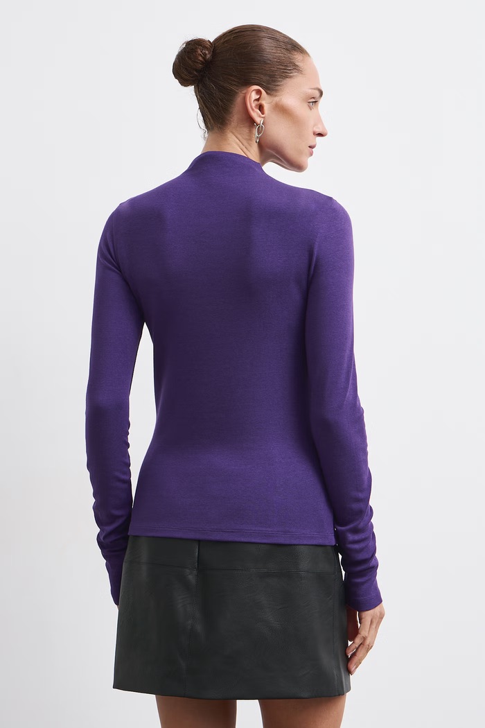 Longsleeve damski Medicine RW26-BUD070 fioletowy