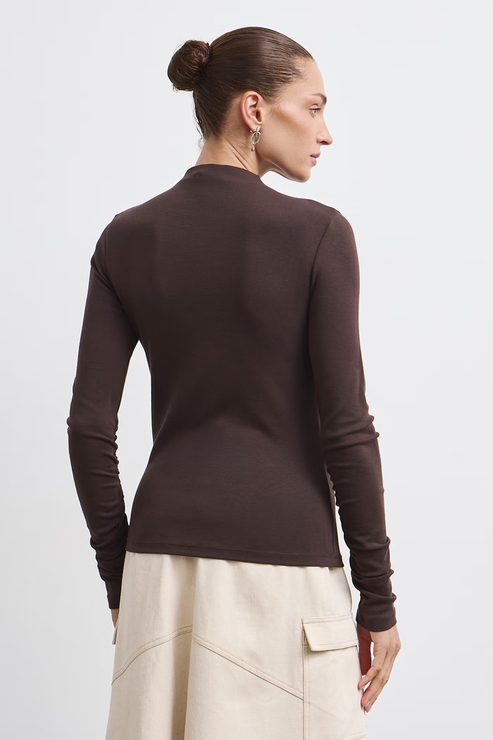 Longsleeve damski Medicine RW26-BUD070 brązowy