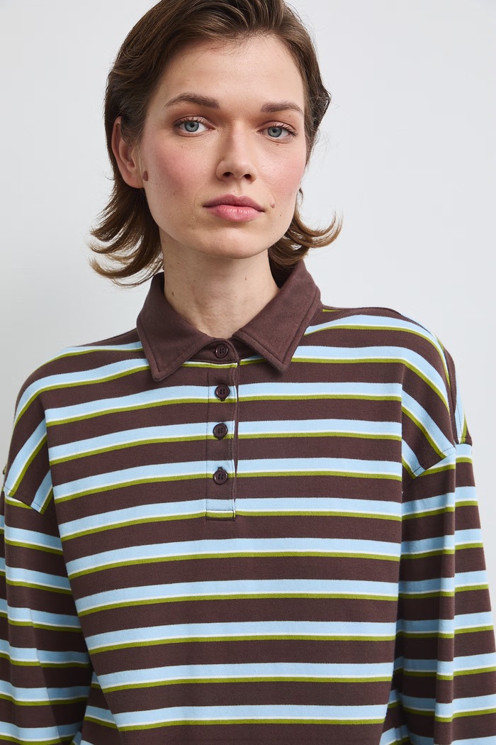 Longsleeve damski bawełniany Medicine RW26-BUD400 brązowy