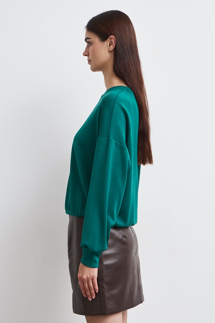Odzież Medicine Longsleeve damski z wiskozą RW26-BUD501 turkusowy