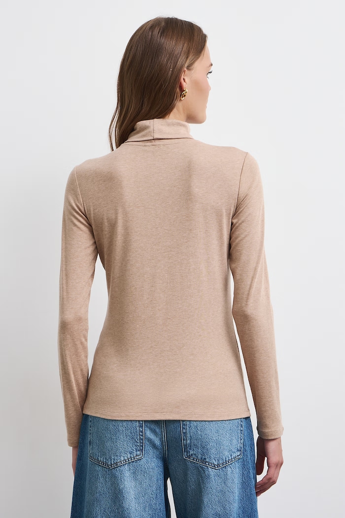 Odzież Medicine Longsleeve damski z dodatkiem wełny RW26-BUD803 beżowy
