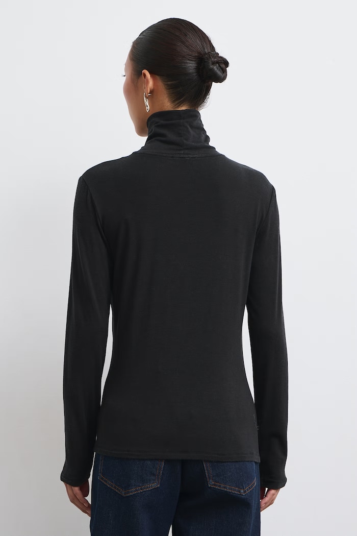 Odzież Medicine Longsleeve damski z dodatkiem wełny RW26-BUD803 czarny