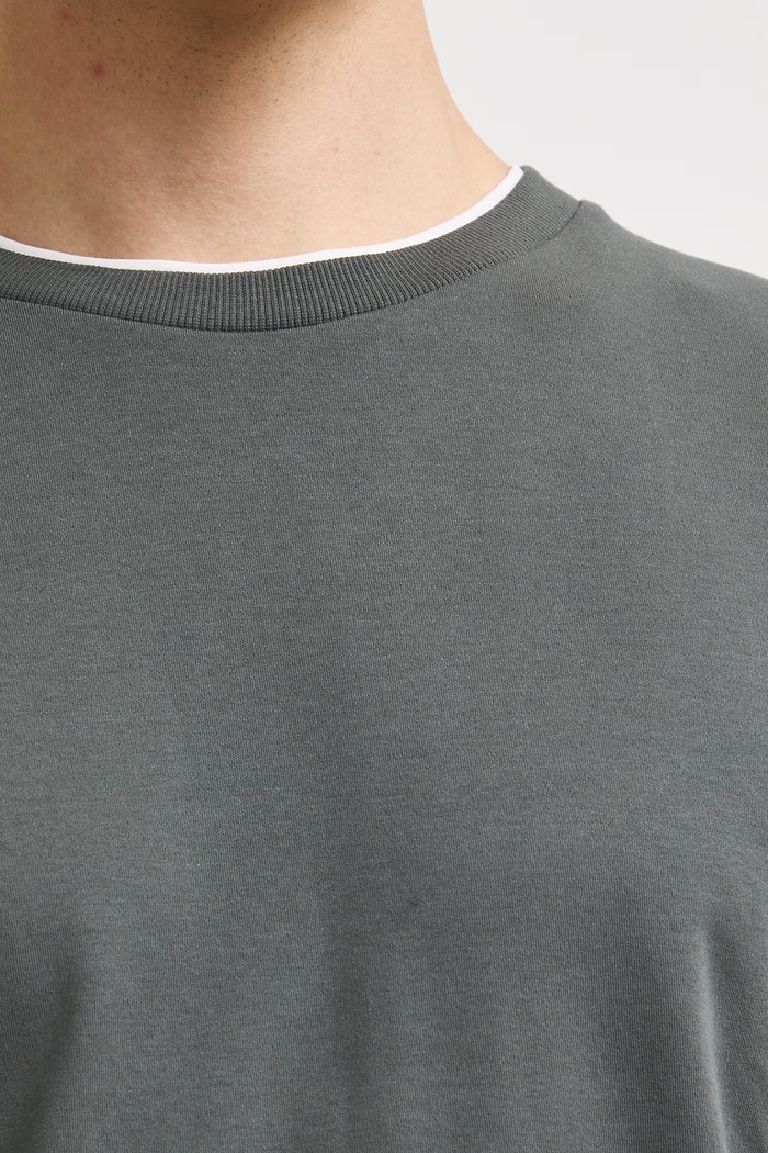 Medicine longsleeve męski bawełniany RW26-BUM302 zielony