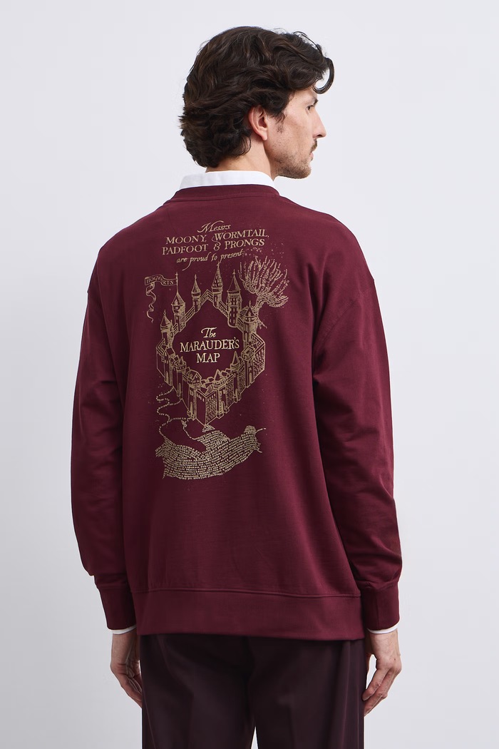Longsleeve męski bawełniany Medicine RW26-BUM603 bordowy