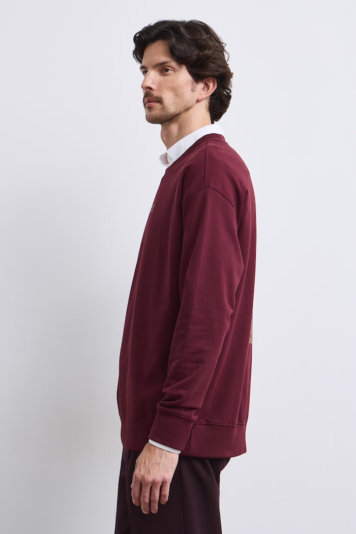 Longsleeve męski bawełniany Medicine bordowy RW26-BUM603