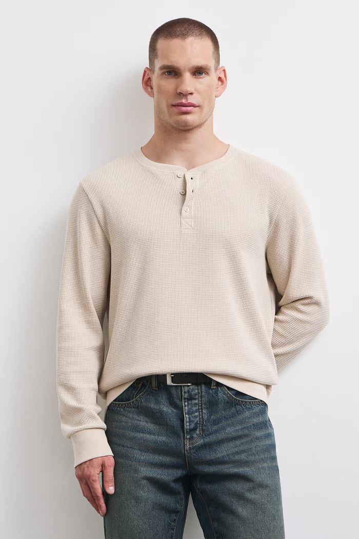 Medicine Longsleeve męski beżowy RW26-BUM702