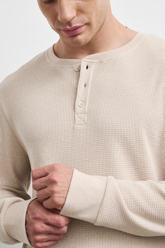 Longsleeve męski Medicine RW26-BUM702 beżowy