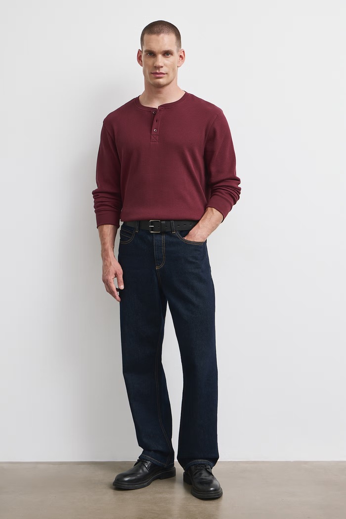 Longsleeve męski Medicine bordowy RW26-BUM702