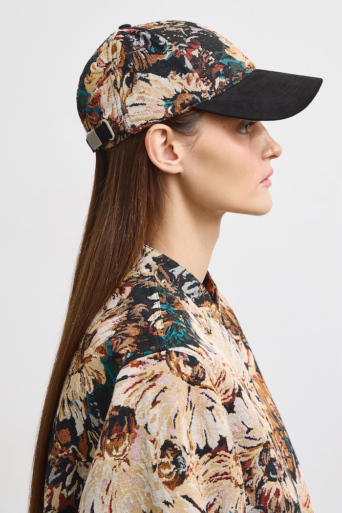 Czapka z daszkiem damska multicolor RW26-CAD302