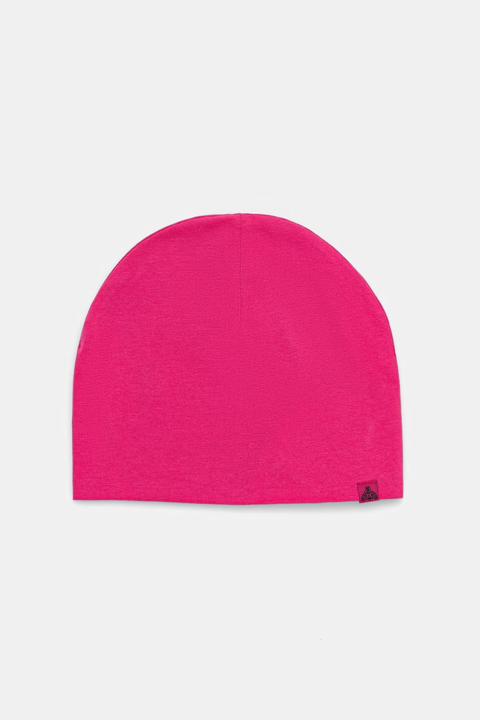 Medicine czapka beanie damska z bawełną różowy RW26-CDD010
