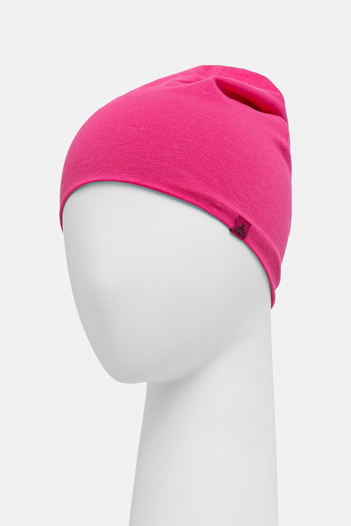 Akcesoria Medicine czapka beanie damska z bawełną RW26-CDD010 różowy
