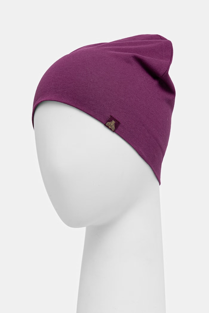 Akcesoria Medicine czapka beanie damska z bawełną RW26-CDD010 fioletowy