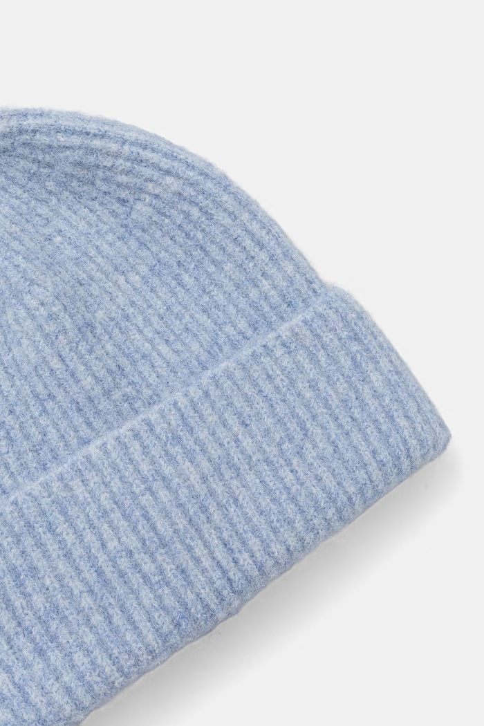 Medicine Czapka beanie damska z dodatkiem wełny RW26-CDD080 niebieski RW26