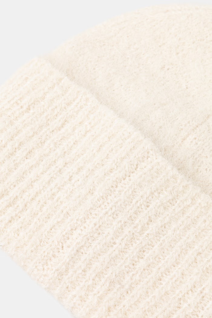 Medicine Czapka beanie damska z wełną alpaki RW26-CDD700 beżowy RW26