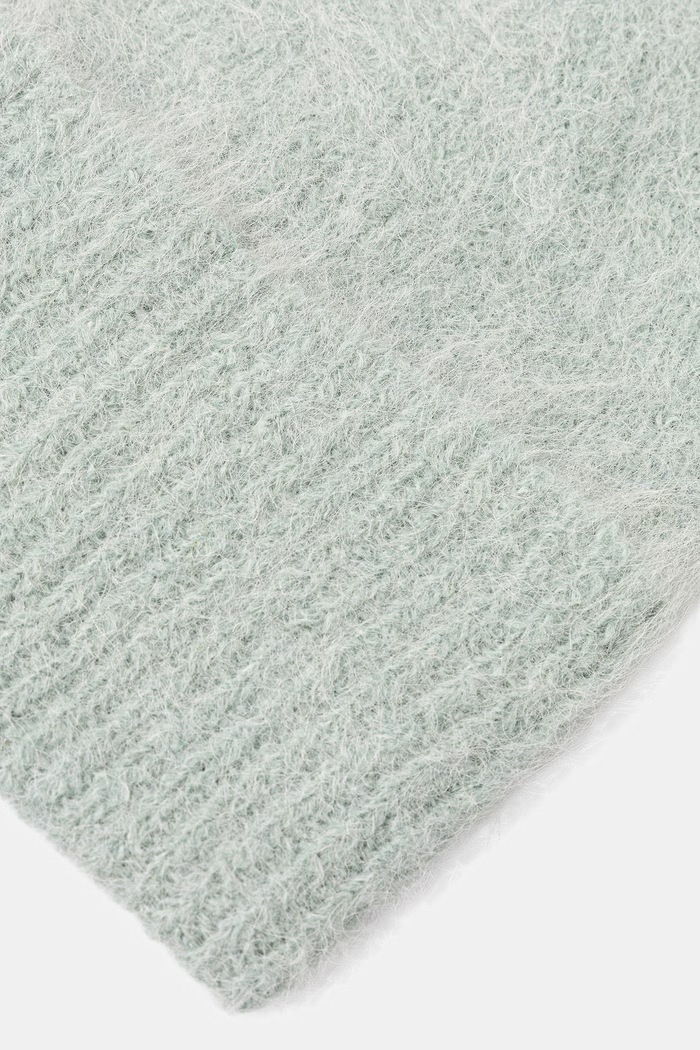 Akcesoria Medicine Czapka beanie damska z alpaką RW26-CDD700 zielony