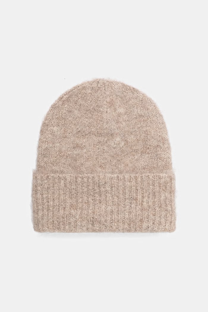 Medicine Czapka beanie damska z wełną RW26-CDD700 beżowy RW26