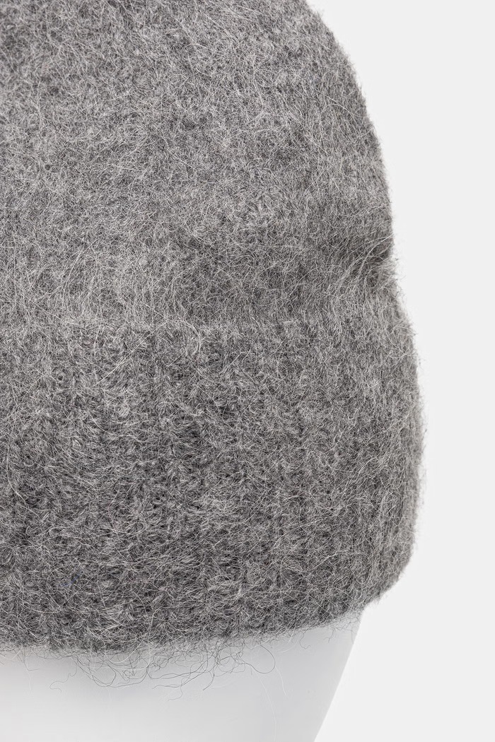 Czapka beanie damska z wełną Medicine RW26-CDD700 szary