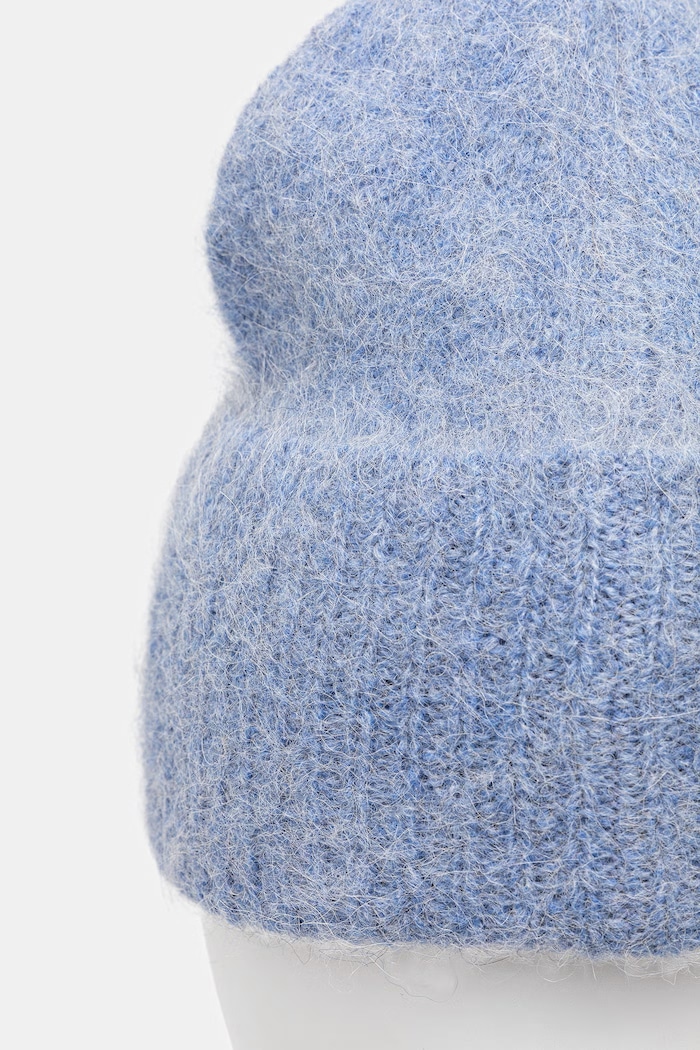 Czapka beanie damska z wełną Medicine niebieski RW26-CDD700