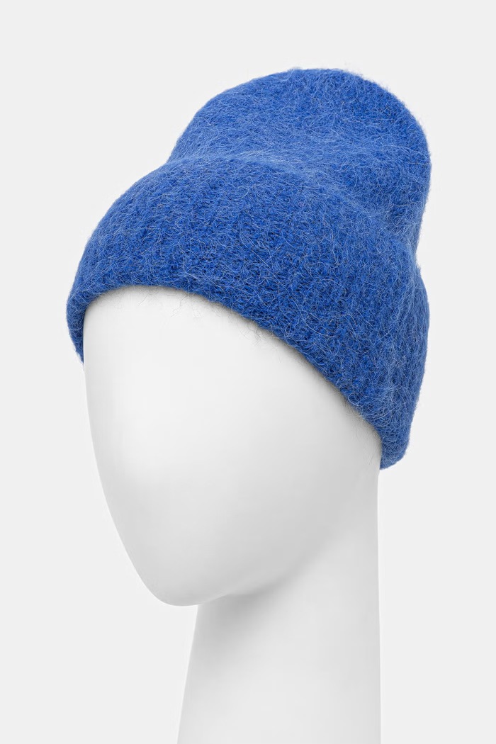 Czapka beanie damska z alpaką Medicine RW26-CDD700 fioletowy