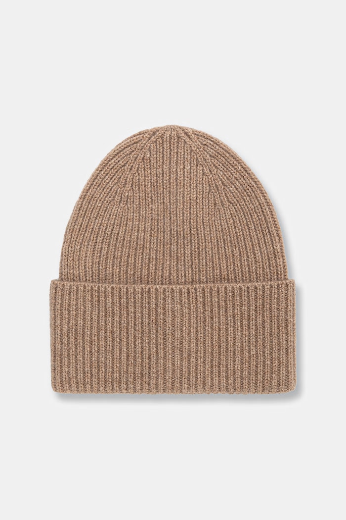 Medicine Czapka beanie damska kaszmirowa beżowy RW26-CDD703