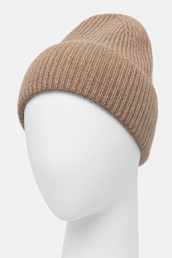 Medicine Czapka beanie damska kaszmirowa RW26-CDD703 beżowy RW26