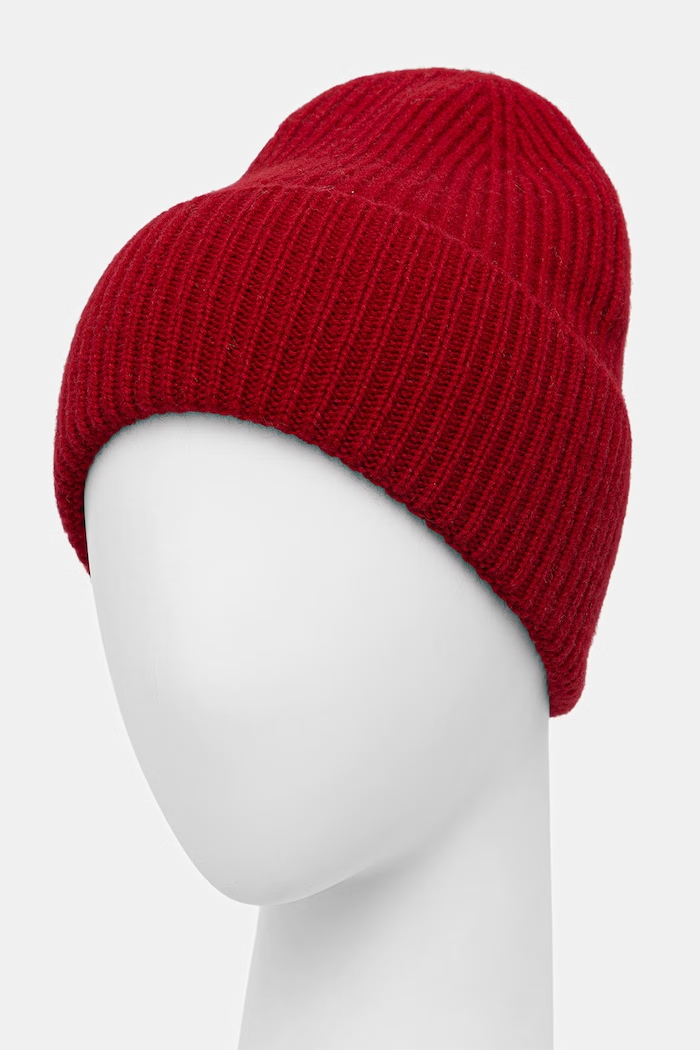 Medicine Czapka beanie damska kaszmirowa RW26-CDD703 czerwony RW26