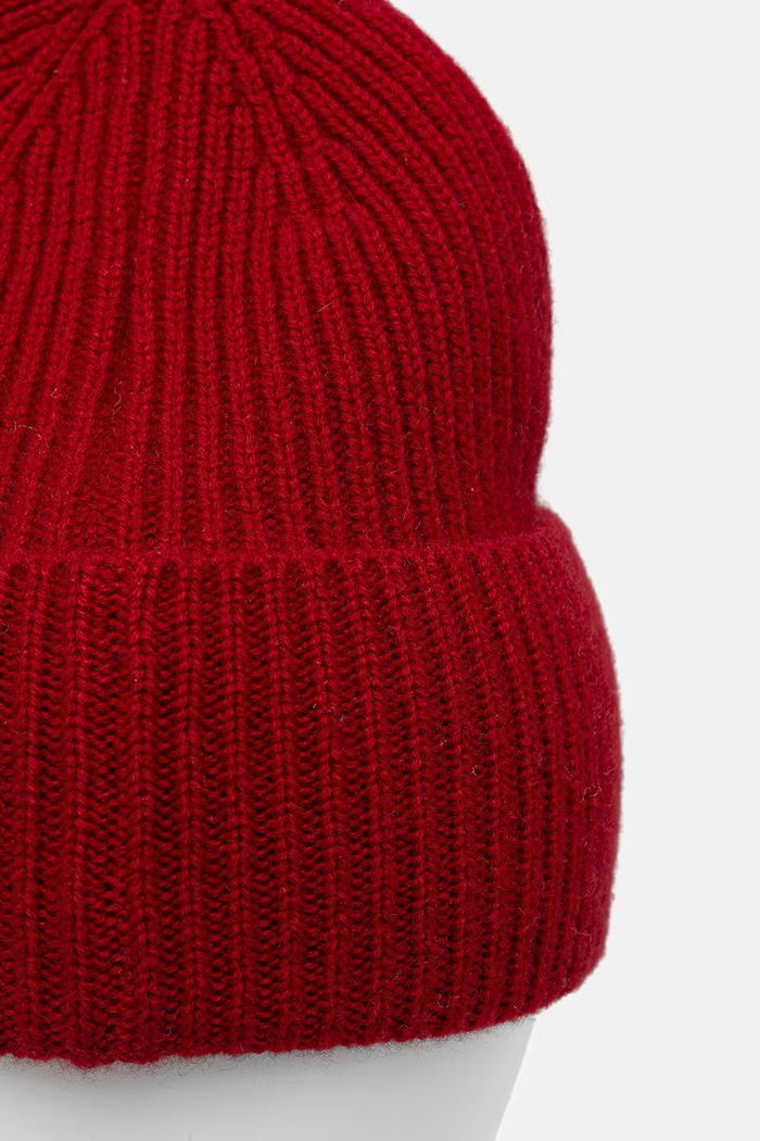 Czapka beanie damska kaszmirowa Medicine RW26-CDD703 czerwony