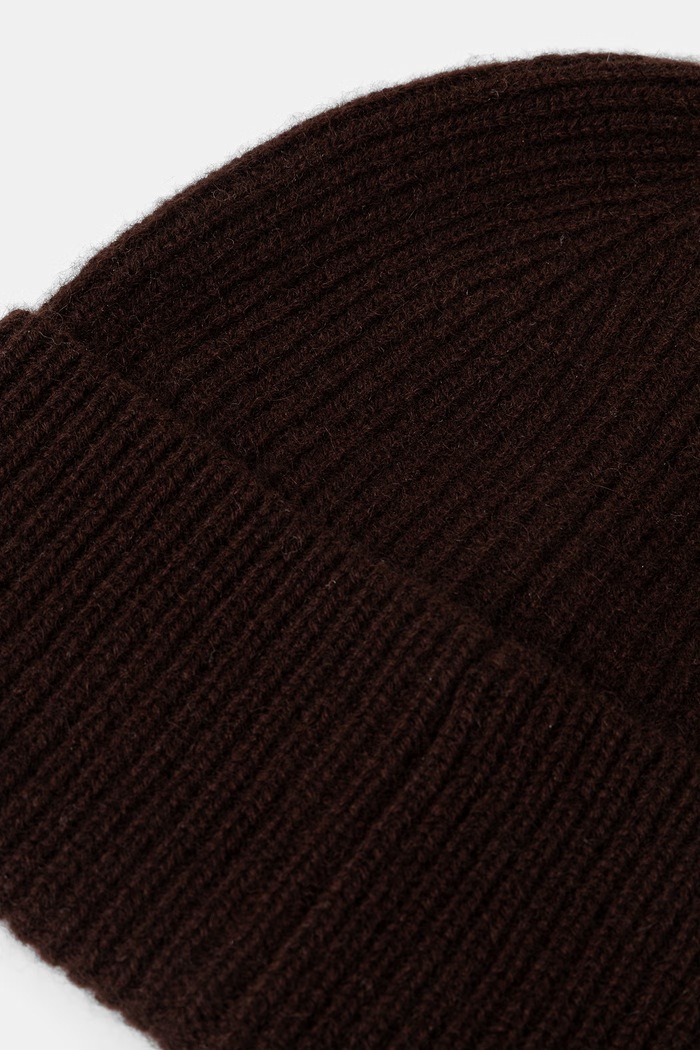 Akcesoria Medicine Czapka beanie damska kaszmirowa RW26-CDD703 brązowy